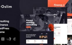 Oslim v1.0 Consulting & Finance WordPress Theme