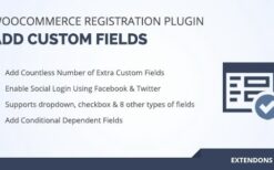 v3.2.3 WooCommerce Registration Fields Plugin – Custom Signup Fields