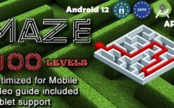 Maze 400 (Admob + GDPR + Android Studio) 2 July 2023