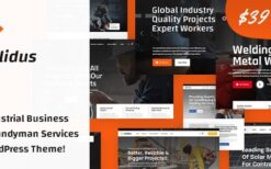 Validus v1.0 Industrial Business & Handyman Services WordPress Theme