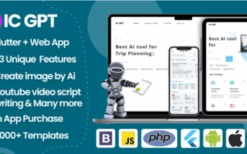 ICGPT 13 January 2024 – GPT AI Writing Assistant, Image Generator & Content Creator Flutter App + WEB version + Admin