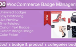 WooCommerce Products Badge Management v5.1