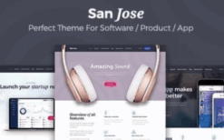 SanJose (v1.1.7) Landing Page Theme