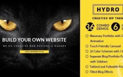 HYDRO (v3.5) One Page Portfolio WordPress Theme