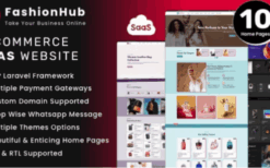 * FashionHub SaaS (v3.6) eCommerce Website Builder For Seamless Online Business