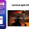 BWD Vertical Split Slideshow Addon For Elementor v1.0
