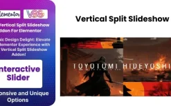 BWD Vertical Split Slideshow Addon For Elementor v1.0