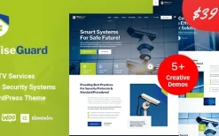 WiseGuard CCTV and Security Systems WordPress Theme v1.0.0