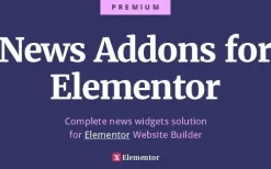 News Addons for Elementor v1.0.0 Ultimate News, Blog and Magazine Widgets