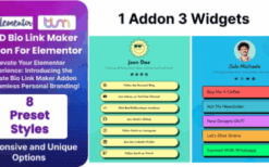 BWD Bio Link Maker Addon For Elementor v1.0