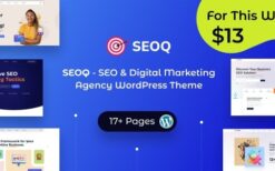 SEOQ v1.0.8 SEO & Digital Marketing Agency Theme