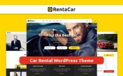 Rentacar v1.8 Car Rental / Listing WordPress Theme