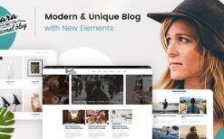 Saara v2.9 Minimal Blog WordPress Theme
