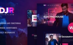 DJ Rainflow v1.3.13 A Music Band & Musician WordPress Theme