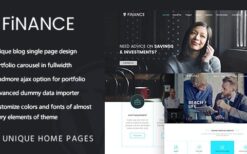 Finance Consultant v2.8 Consulting WordPress Theme