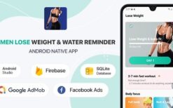 Women Lose Weight & Water Reminder v2.1 – Android (Kotlin)