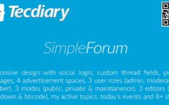 Simple Forum 2.1.0 rc-8 – Responsive Bulletin Board