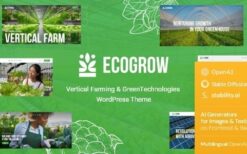 EcoGrow v1.7.0 Vertical Farming & Green Technologies Theme + AI