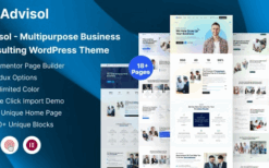 Advisol (v1.0) Business Consulting WordPress Theme