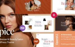 Spice v1.1.0 Beauty & Hair Salon WordPress Theme