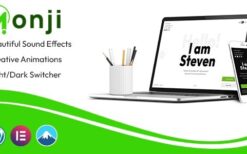 Monji v1.0 Personal Portfolio WordPress Theme