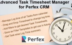 Advanced Task Timesheet Manager Module for Perfex CRM v1.1.3