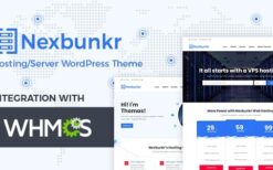 Nexbunker (v1.8) Hosting/Server WordPress Theme + WHMCS