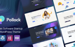 Pollock (v1.2.5) Saas Software Startup WordPress Theme