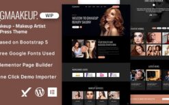 Gmaakeup v1.0 Makeup Artist WordPress Theme