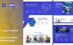 SunPower (v1.0.9) Solar Renewable Energy Theme