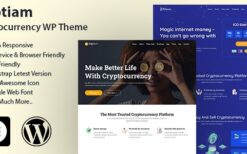 Crptiam v1.0 Cryptocurrency WordPress Theme