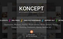 Koncept (v1.1) Responsive Multi-Concept WordPress Theme
