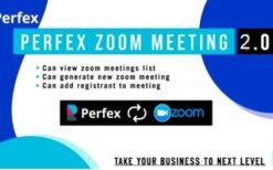 Perfex Zoom Meeting Module v3.0