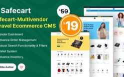 * Safecart (v2.1.0) Multi-Vendor Laravel eCommerce platform