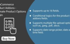 WooCommerce Product Addons (v1.0.9) Ultimate Product Options Plugin