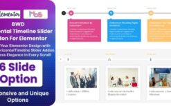 BWD Horizontal Timeline Slider Addon For Elementor v1.0