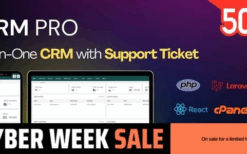 CRM PRO (v1.0) All in One CRM in Laravel for cPanel