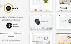 Hanata (v1.2.5) Marketplace WooCommerce Furniture Theme