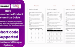 BWD Product Custom Size Guide For WooCommerce v1.3