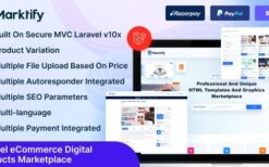 Marktify v4.2 Laravel eCommerce Digital Product Marketplace