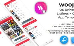 woopy (28 Jan 2022) iOS Universal Listings + Chat App Template (Swift)