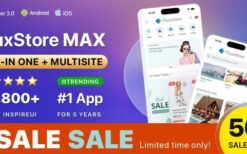 FluxStore MAX (v3.16.0) The All-in-One and Multisite E-Commerce Flutter App for Businesses of All Sizes