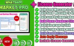 Whatsapp Bulk Sender | Group Send App | Include Generate Key App v3.1.17