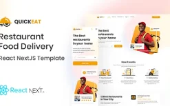 QuickEat (v1.0.0) React Food Delivery NextJS Template