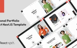 Courtney (v1.0.0) React Personal Portfolio NextJS Template