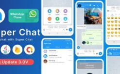 Super Chat v3.6.1 Android Chatting App with Group Chats and Voice/Video Calls – Whatsapp Clone
