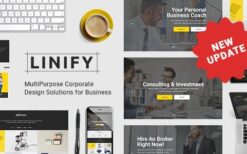 Linify v1.9.2 Multipurpose Corporate WordPress Theme