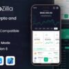 CryptoZilla (v.1.1) React Native CLI Cryptocurrency Mobile App Template