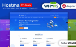 Hostma (v1.0.0) Hosting Angular & WHMCS Template
