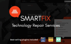 SmartFix (v1.2.2) The Technology Repair Services WordPress Theme
